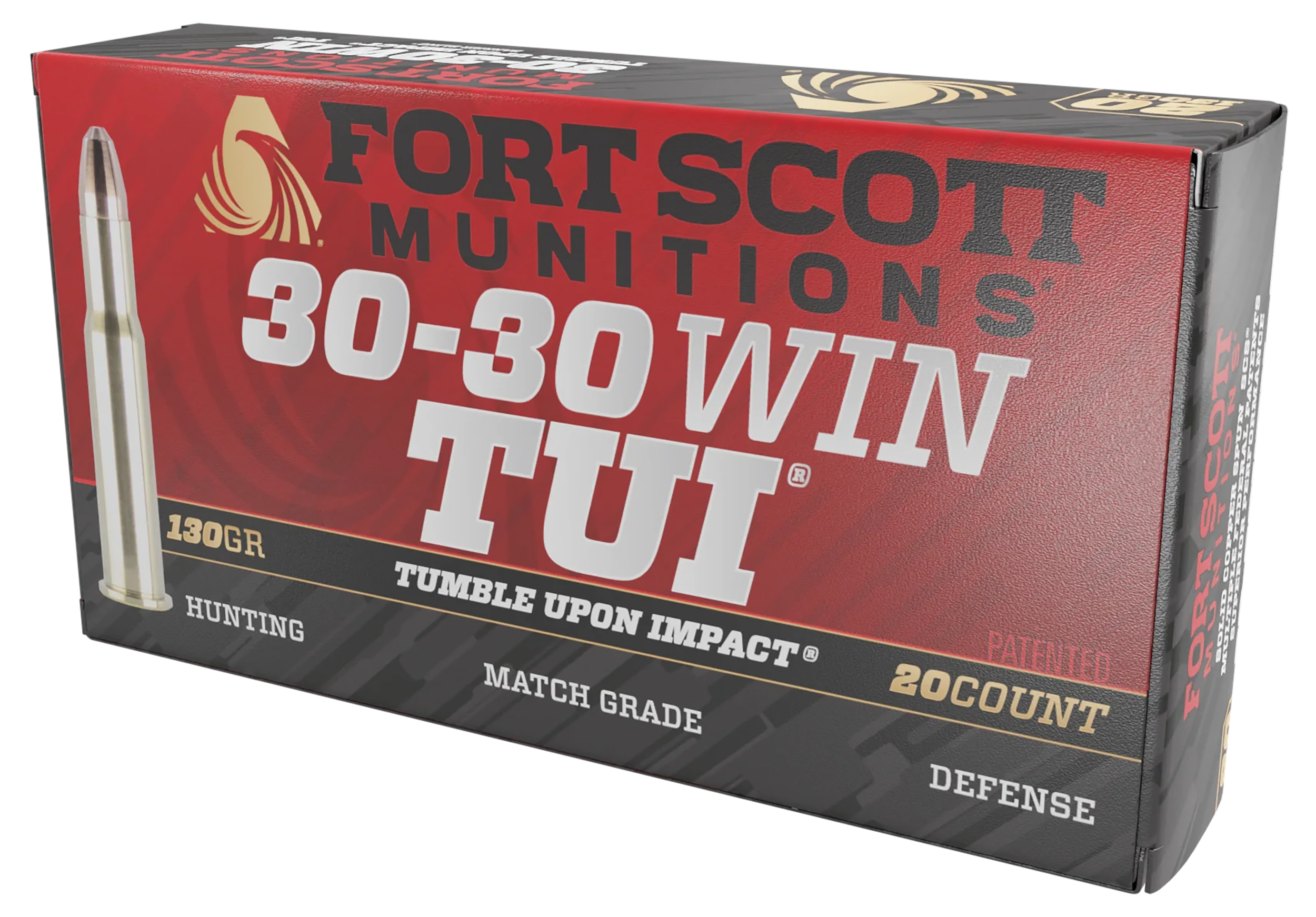 Fort Scott Munitions Rifle Ammo 30-30 Win. 130 gr. TUI 20 rd.