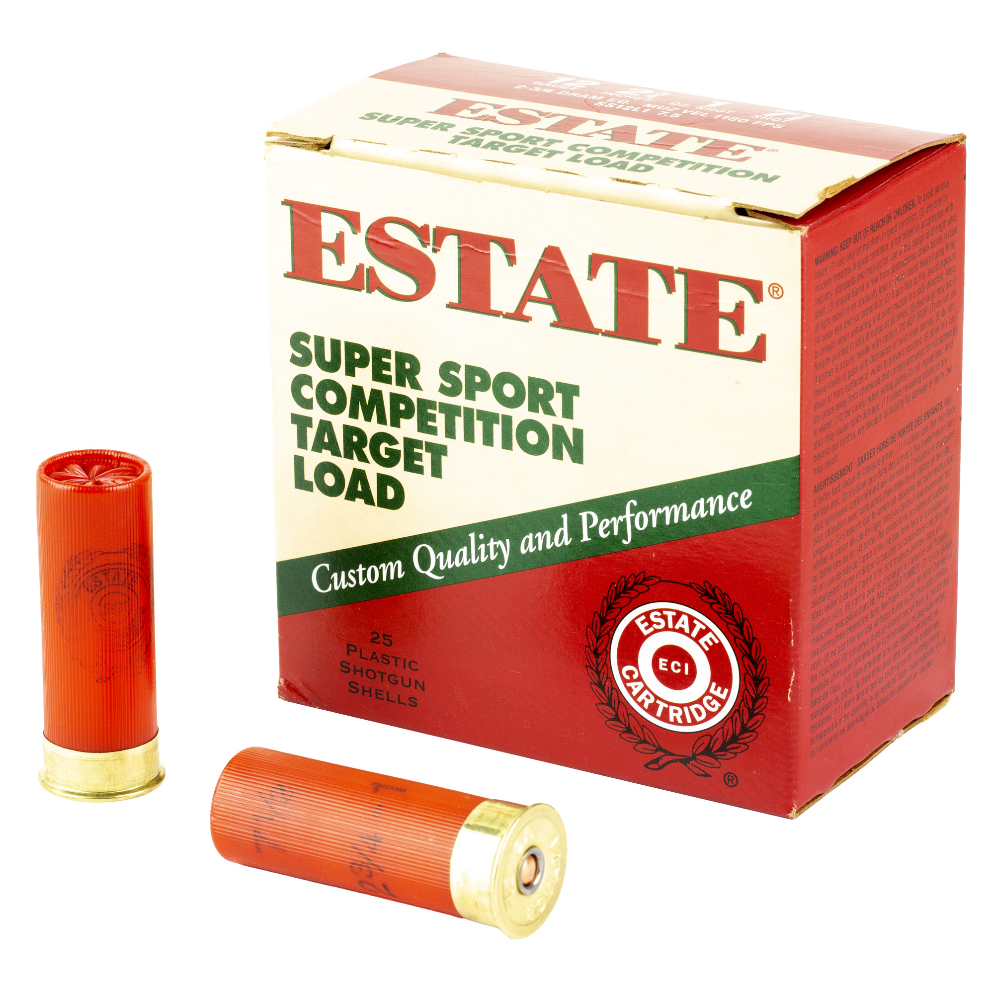 Federal Estate Super Sport 12 Gauge 7.5 Shot 1 Ounce 25 Rounds
