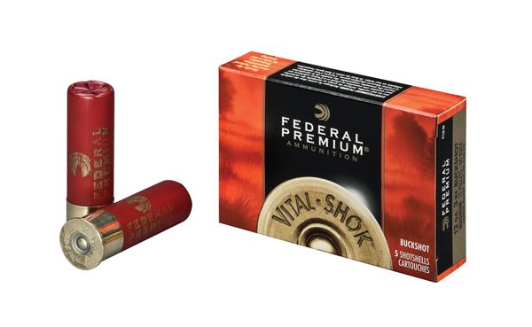 Federal Premium Vital Shok 12 Gauge 000 Buckshot 10 Grain 5 Rounds