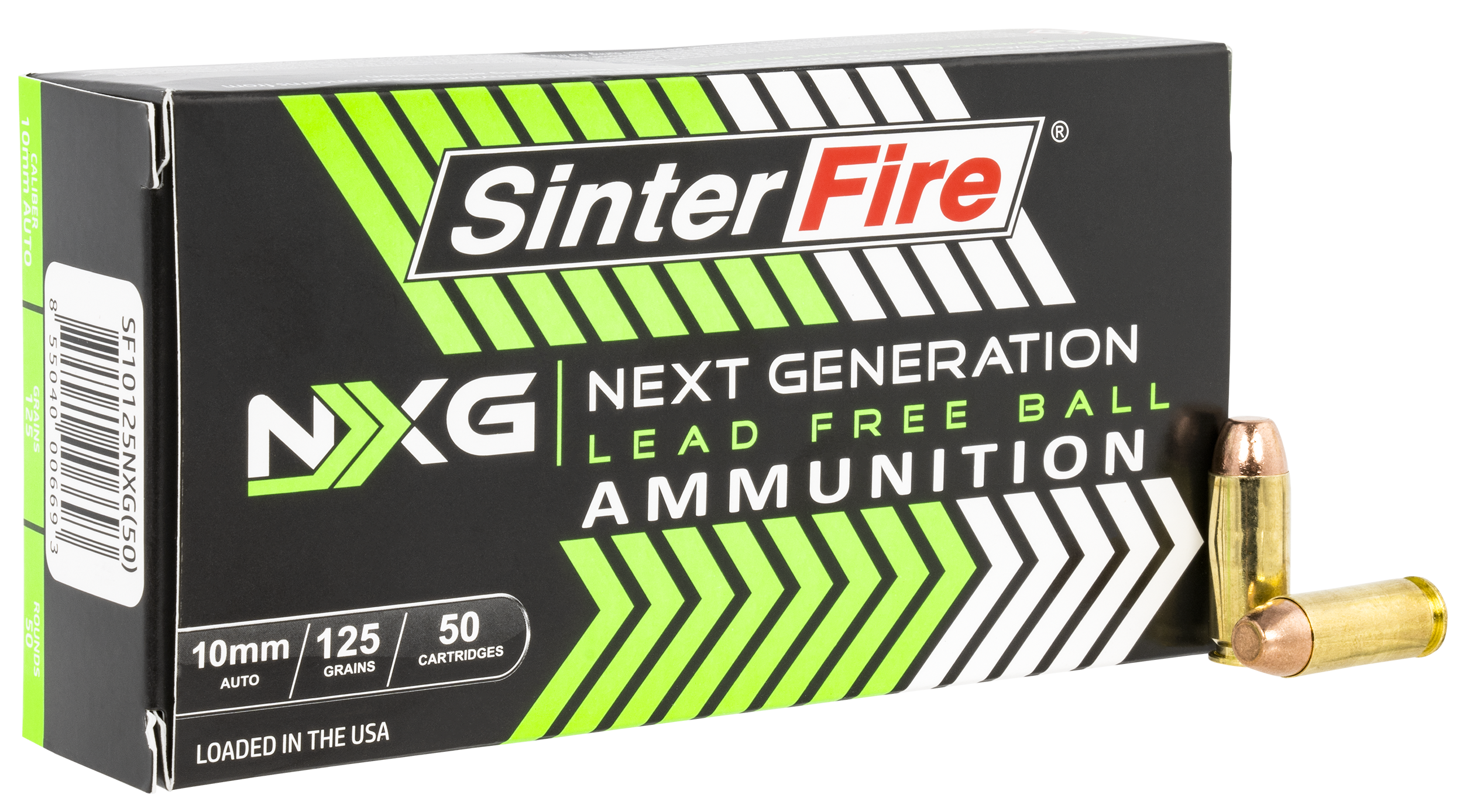 Sinterfire NXG Lead Free Ball Pistol Ammo 10mm 125 gr. Lead-Free Ball 50 rd.