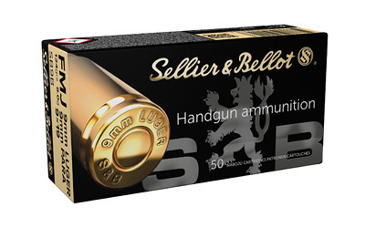 Sellier & Bellot 9mm Luger Full Metal Jacket 124 Grain 1000 Rounds