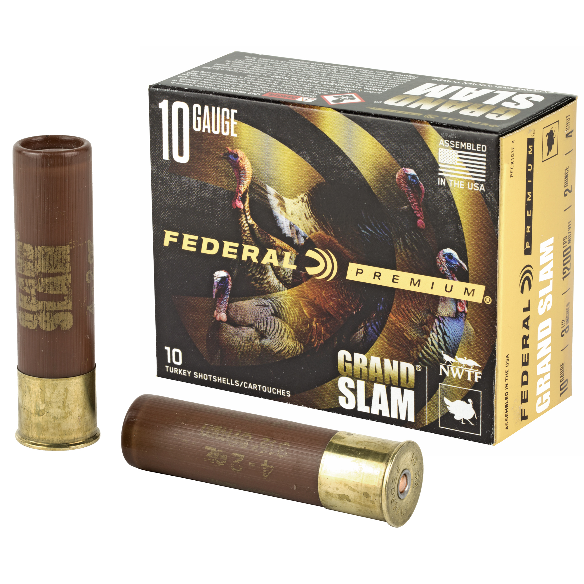 Federal Premium Grandslam 10 Gauge 4 Shot 2 Ounce 10 Rounds
