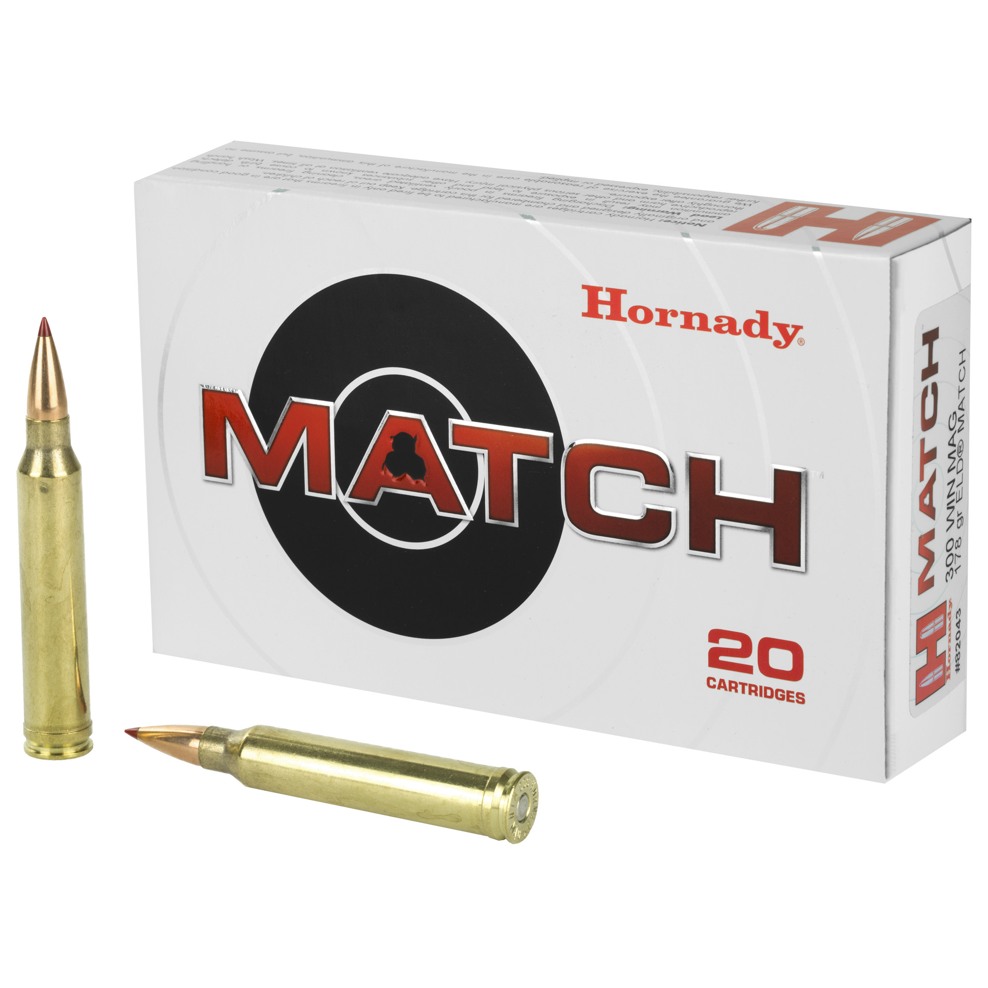 Hornady Match Rifle Ammo 300 Win. Mag. 178 gr. ELD Match 20 rd.