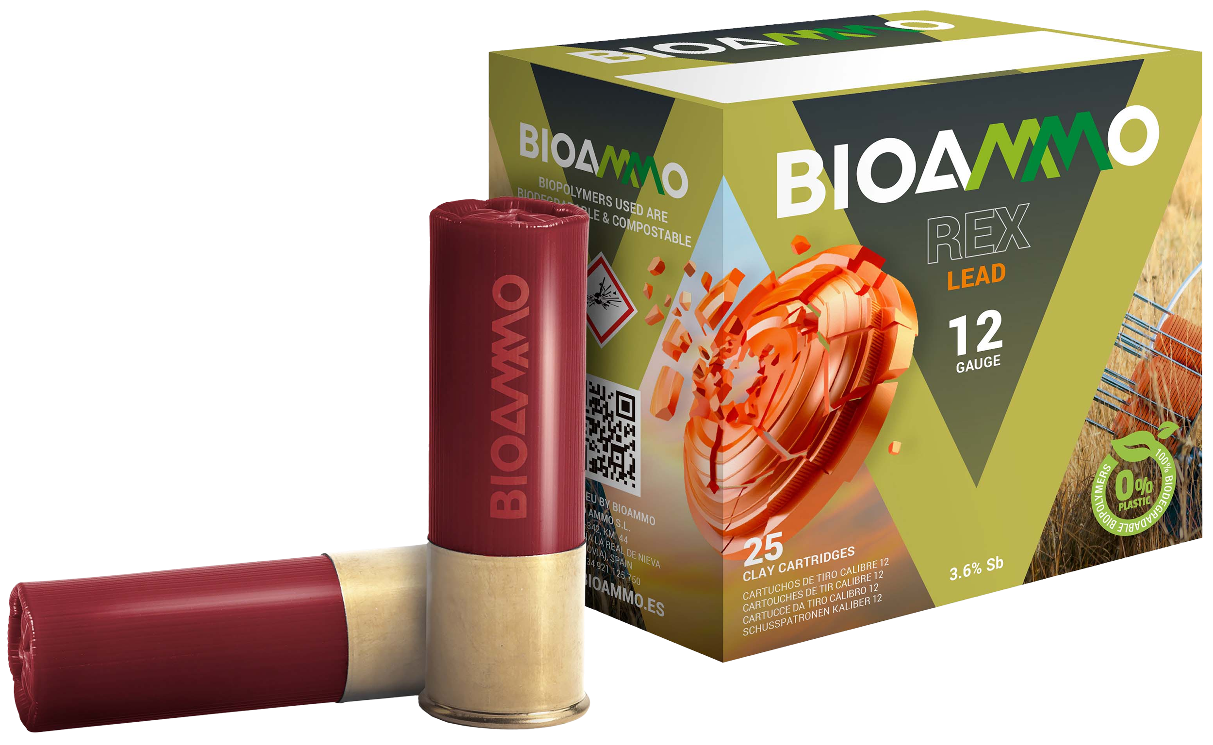 Winchester BioAmmo LS 12 Gauge 7.5 Shot Lead 1 Ounce 25 Rounds