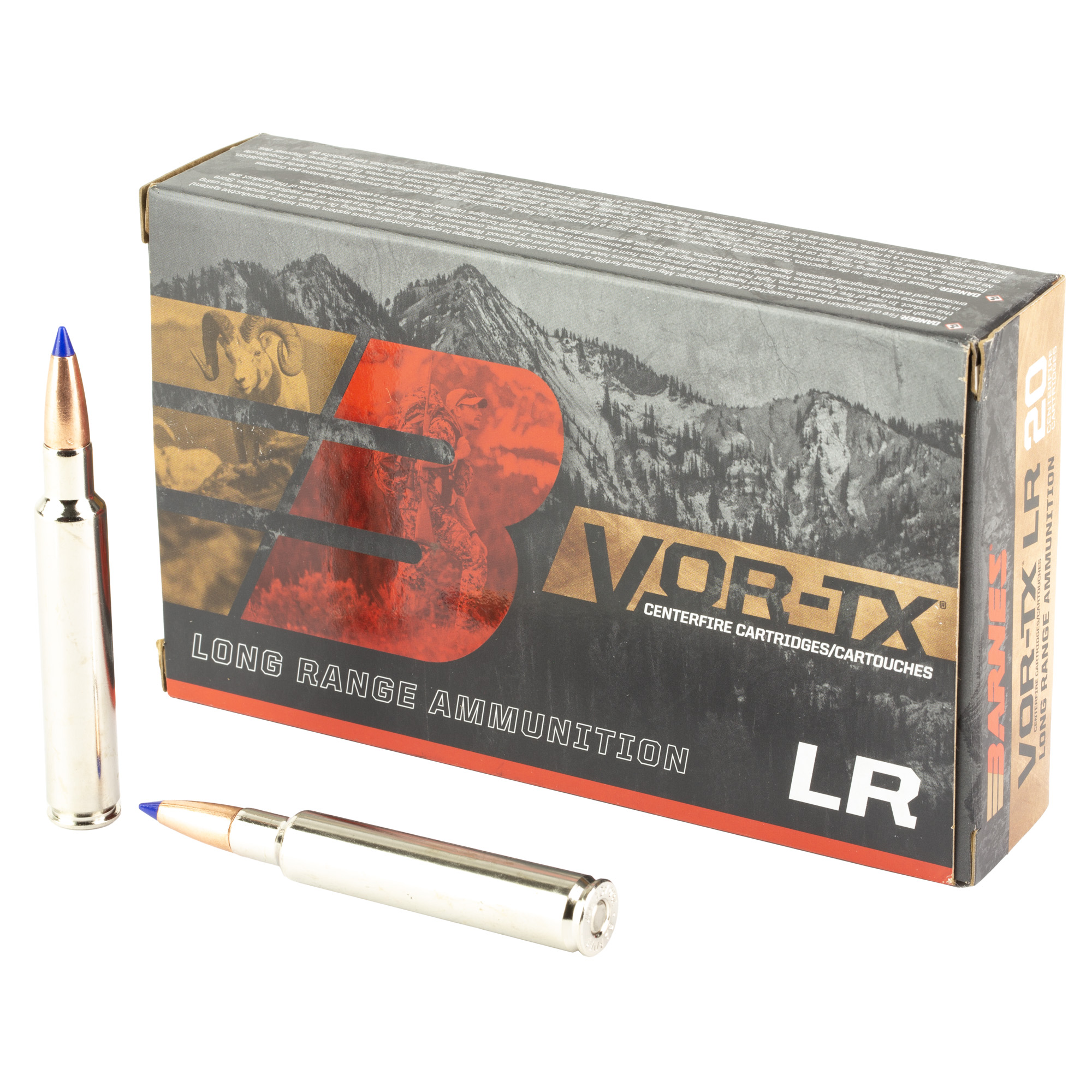 Barnes Bullets 32231 280Ackley 152gr LRX Boat Tail 20 Rounds