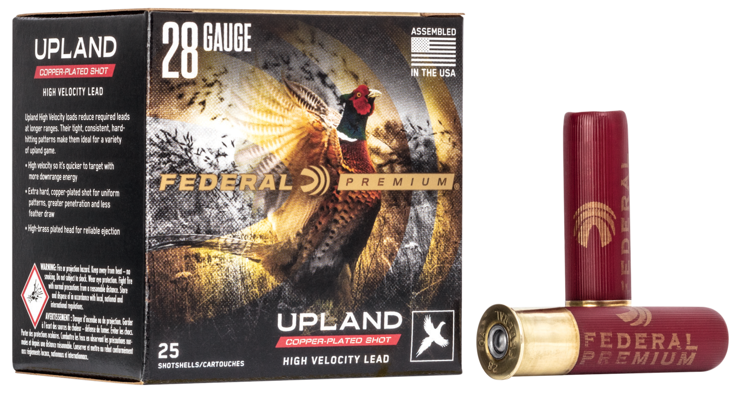 Federal Premium Wing-Shok 28 Gauge Copper-Plated Shot 3/4 Ounce 25 Rounds