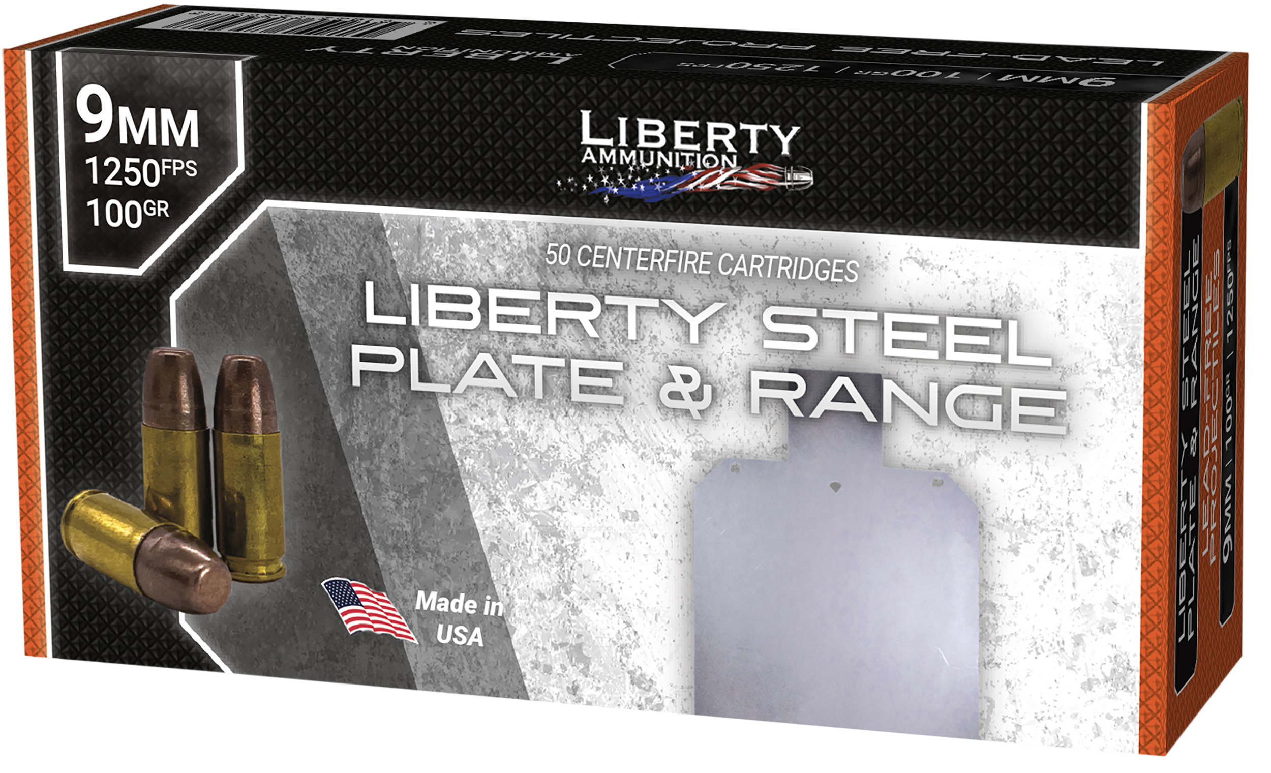 Liberty Ammunition LAR90662   9mm 100gr 50 Rounds