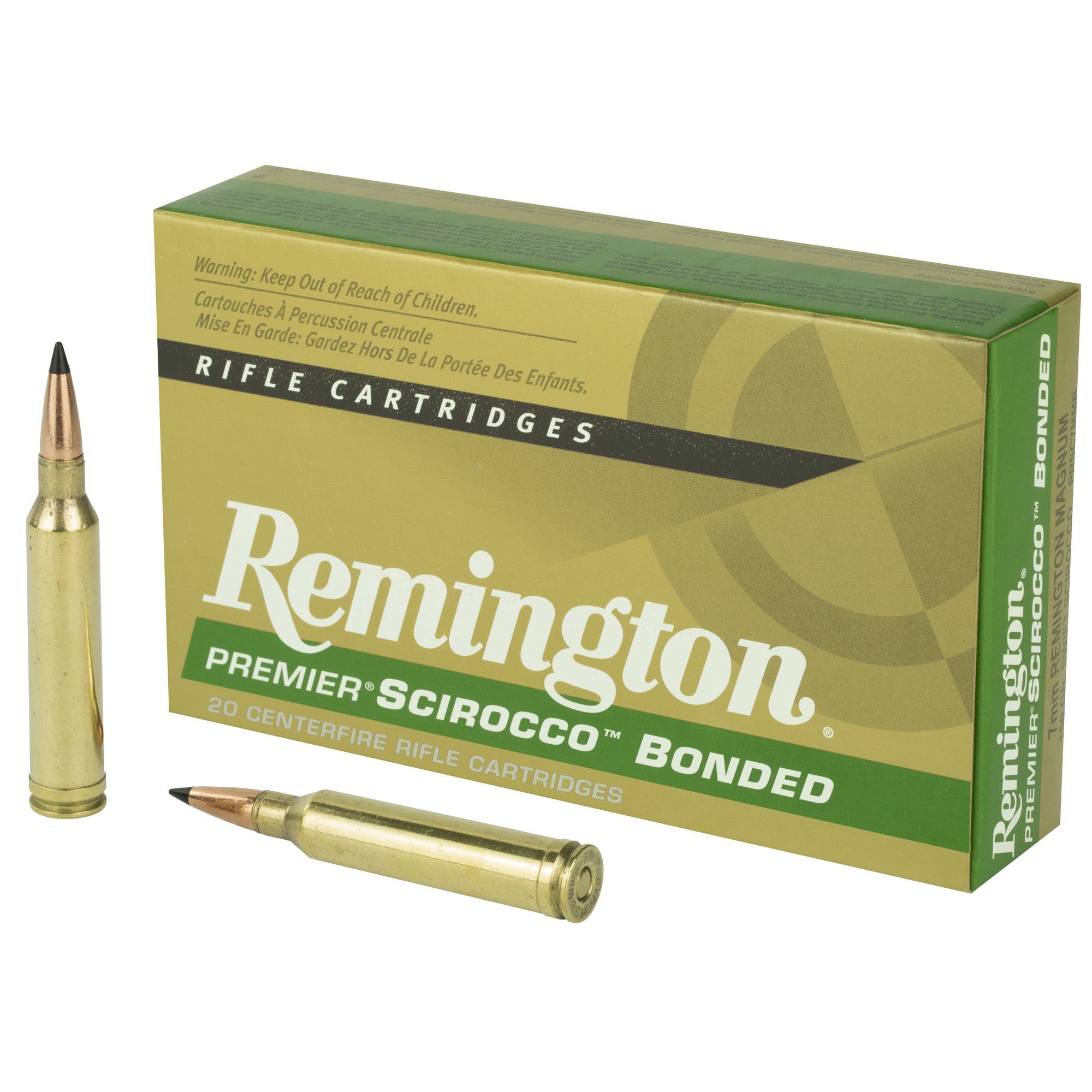 Remington Premier Scirocco 7mm Remington Magnum Swift Scirocco 150 Grain 20 Rounds