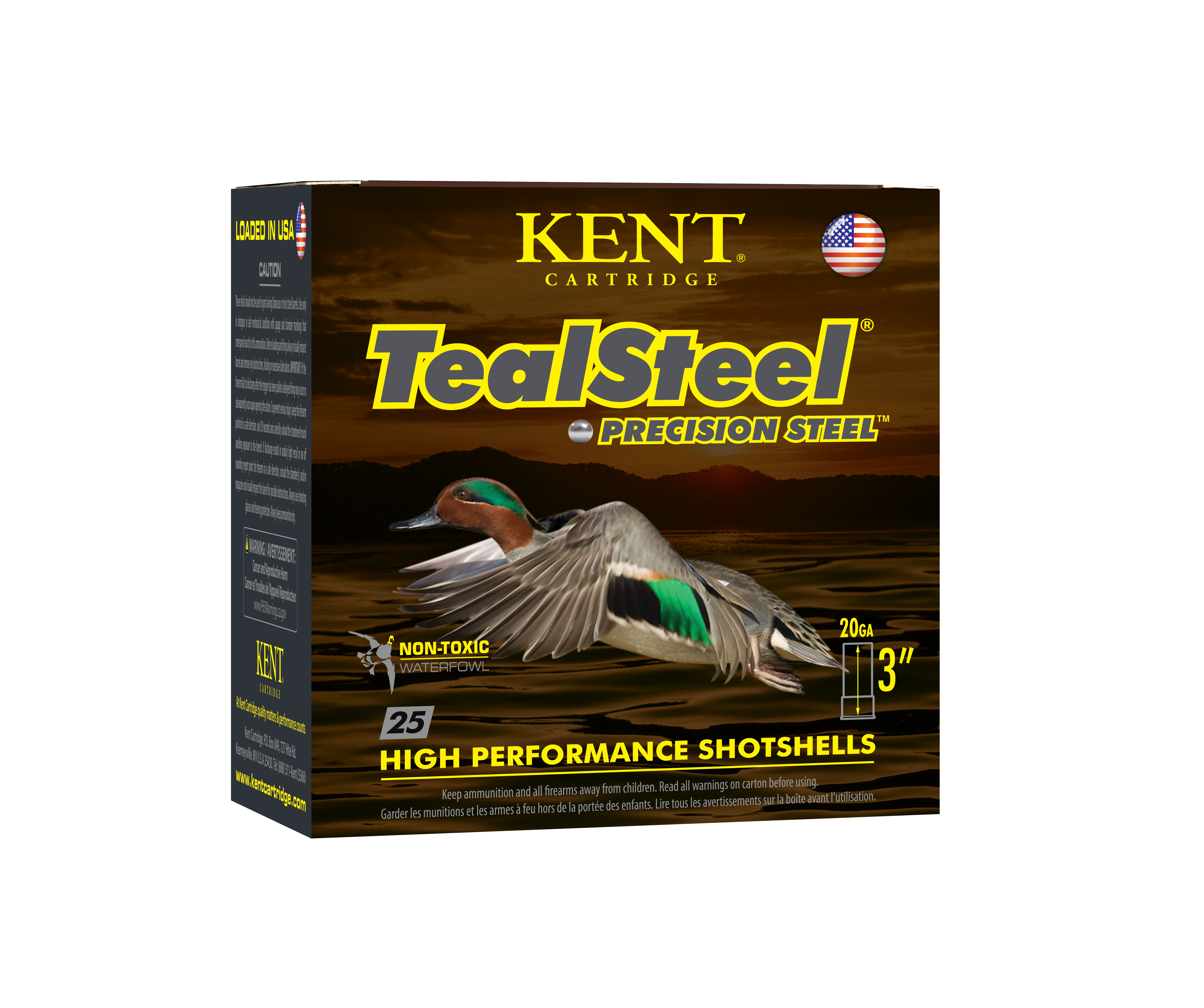 Kent Teal Steel Load 20 ga. 3 in. 1 oz. 6 Shot 25 rd.