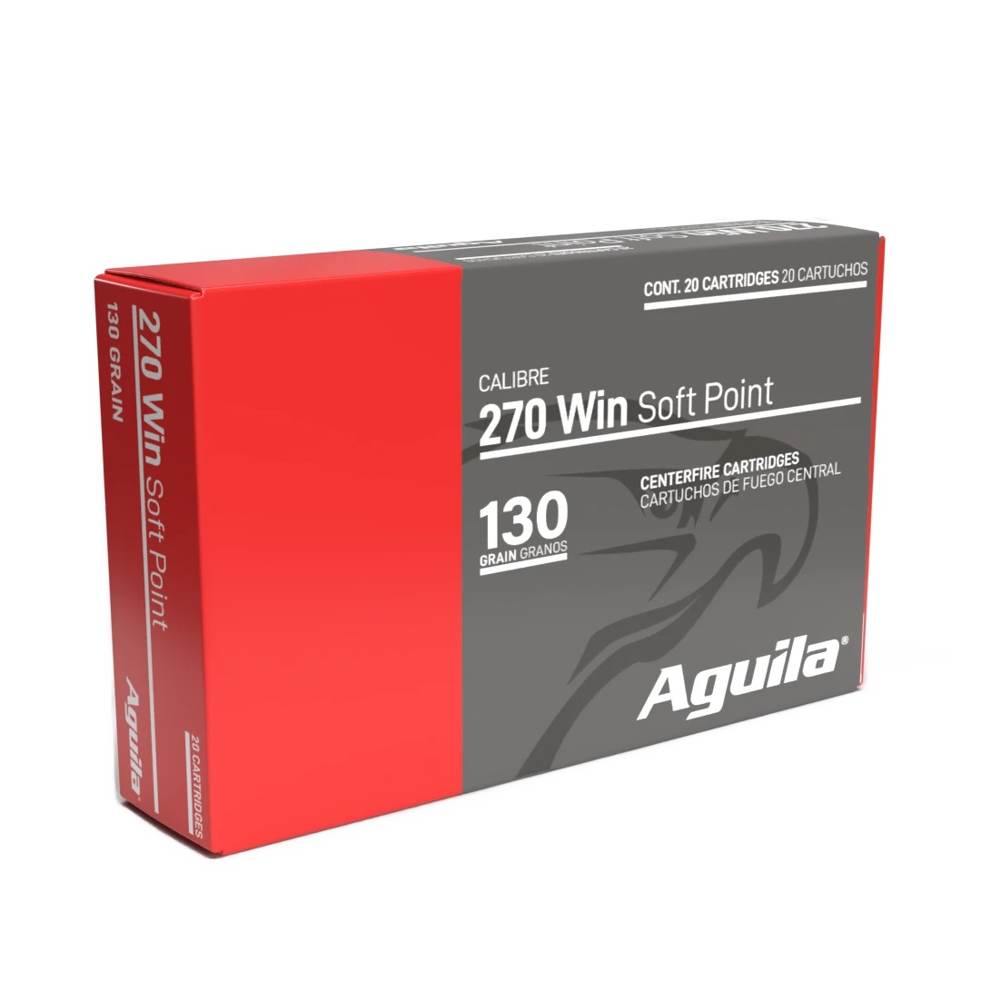 Aguila 8053AG 270Win 130gr InterLock Boat Tail Soft Point 20 Rounds