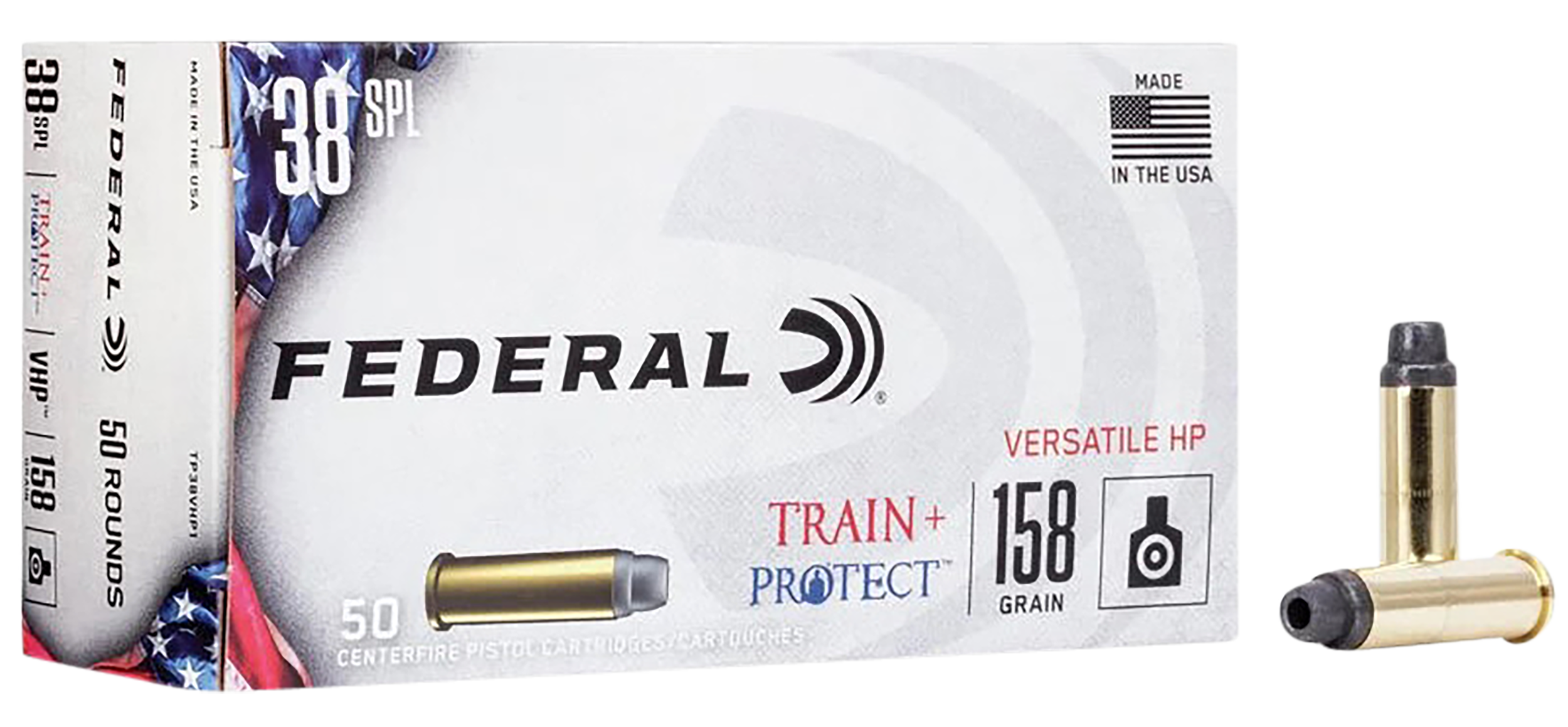 Federal Train + Protect 38 Special VHP 158 Grain 50 Rounds