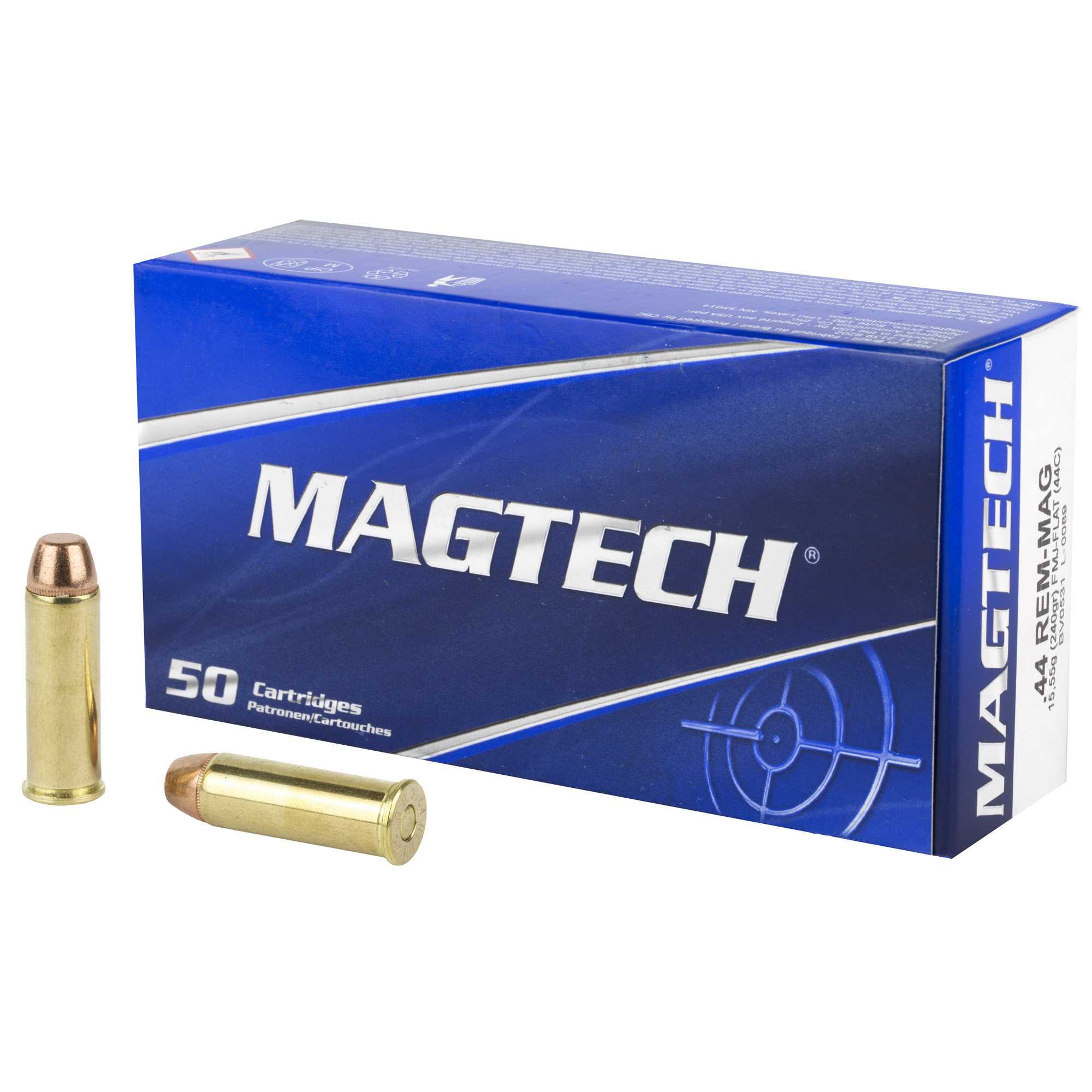 Magtech Range Training 44 Remington Magnum Full Metal Jacket 240 Grain 50 Rounds