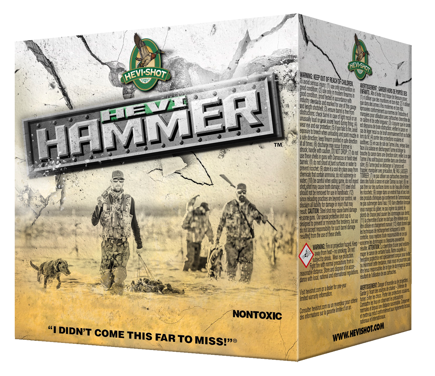 Hevi Shot Hevi Hammer Load 12 ga. 3.5 in. 1.5 oz. 2 Shot 25 rd.