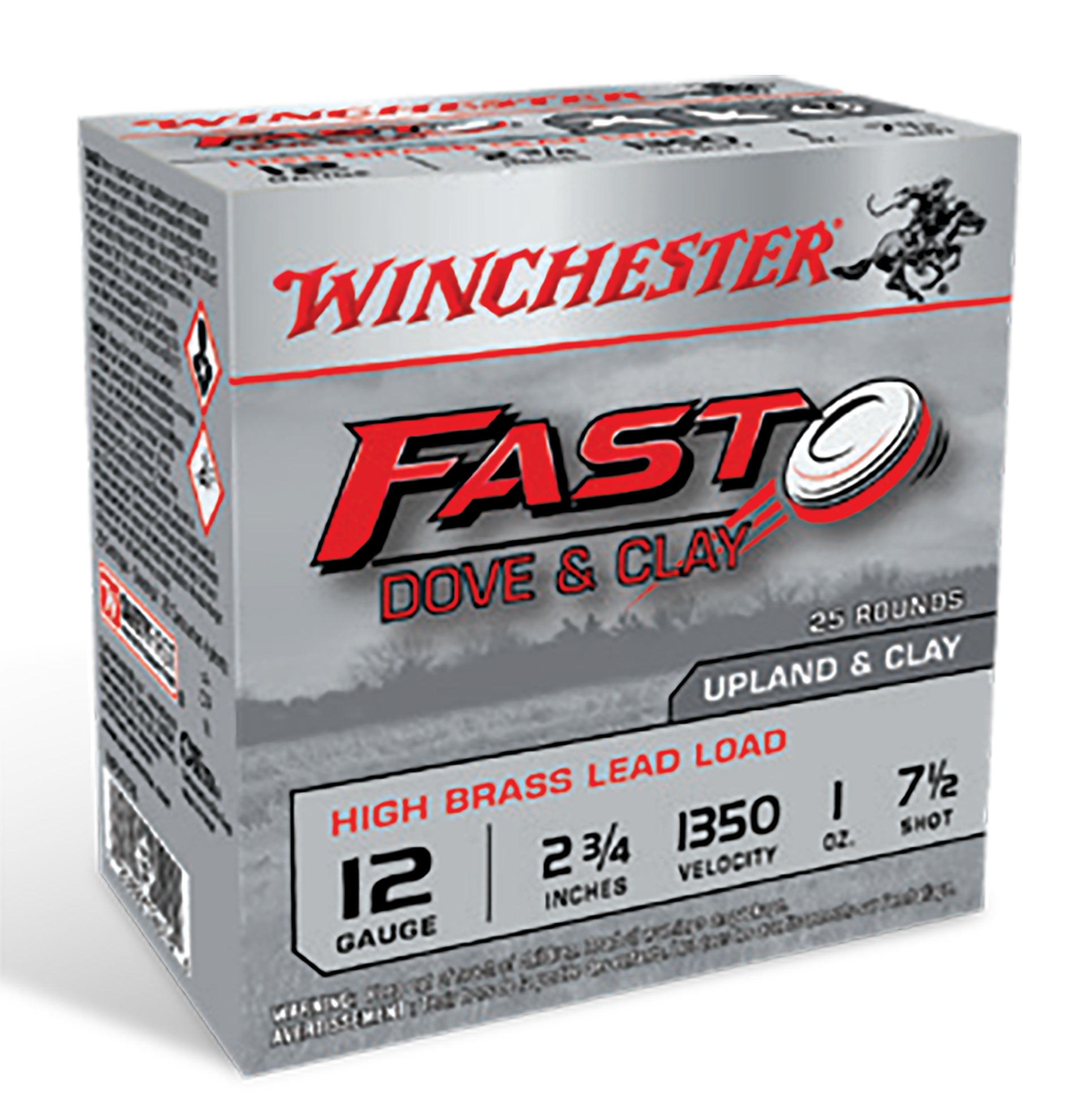 Winchester Fast Dove 12 Gauge 7.5 Shot 1350 fps 25 Rounds