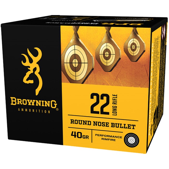 Browning BPR Performance Rimfire 22 Long Rifle Lead Round Nose 40 Grain 400 Rounds