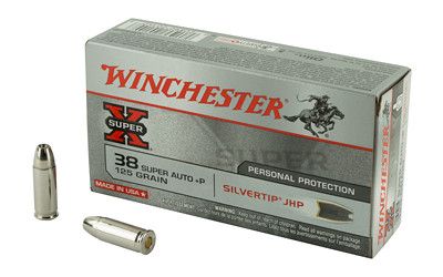 Winchester Super-X 38 Super Jacketed Hollow Point 125 Grain 50 Rounds
