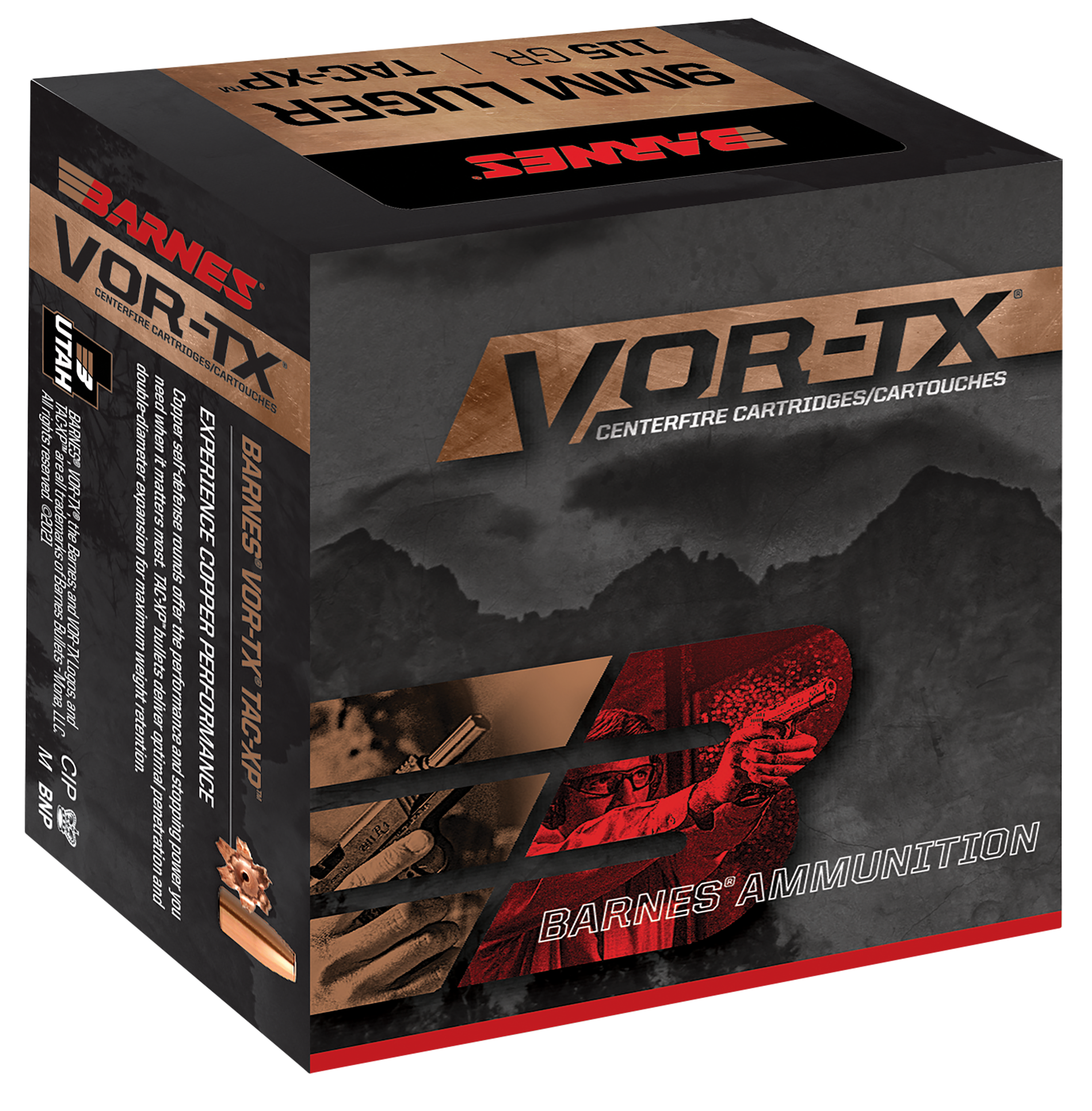 Barnes VOR-TX 45 ACP TAC-XP 185 Grain 20 Rounds