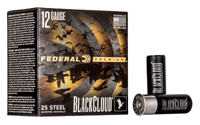 Federal Premium Black Cloud 12 Gauge Shotgun Ammo 1 1/8 Ounce 3 Shot 25 Rounds