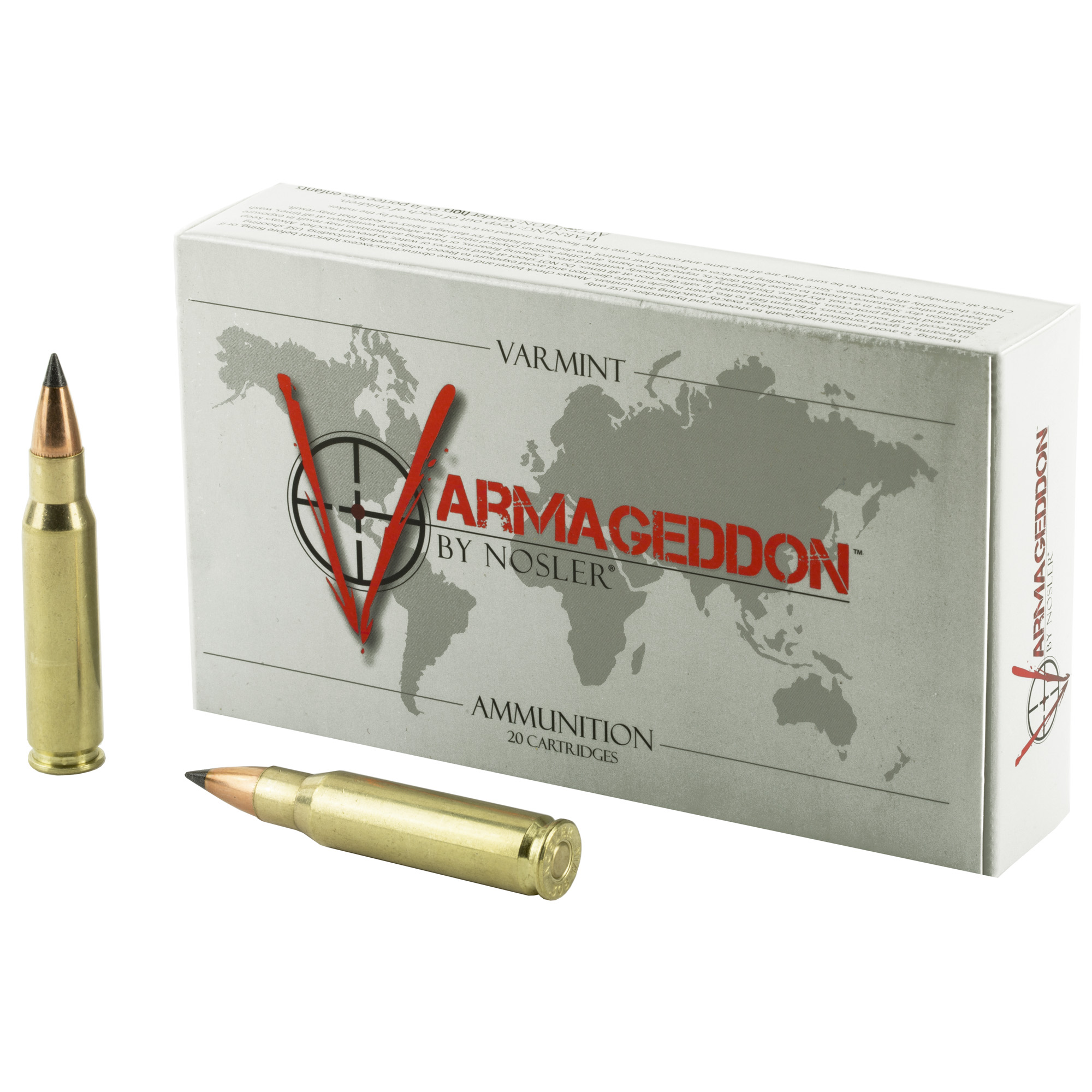 Nosler, Varmageddon, 308 Winchester, Polymer Tip, 110 Grain, 20 Rounds