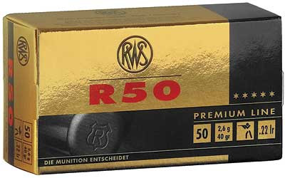 Rws 22lr R-50 Lrn 40gr 50 Rounds0