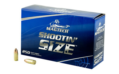 Magtech Shootin Size 9mm Luger Full Metal Jacket 115 Grain 250 Rounds