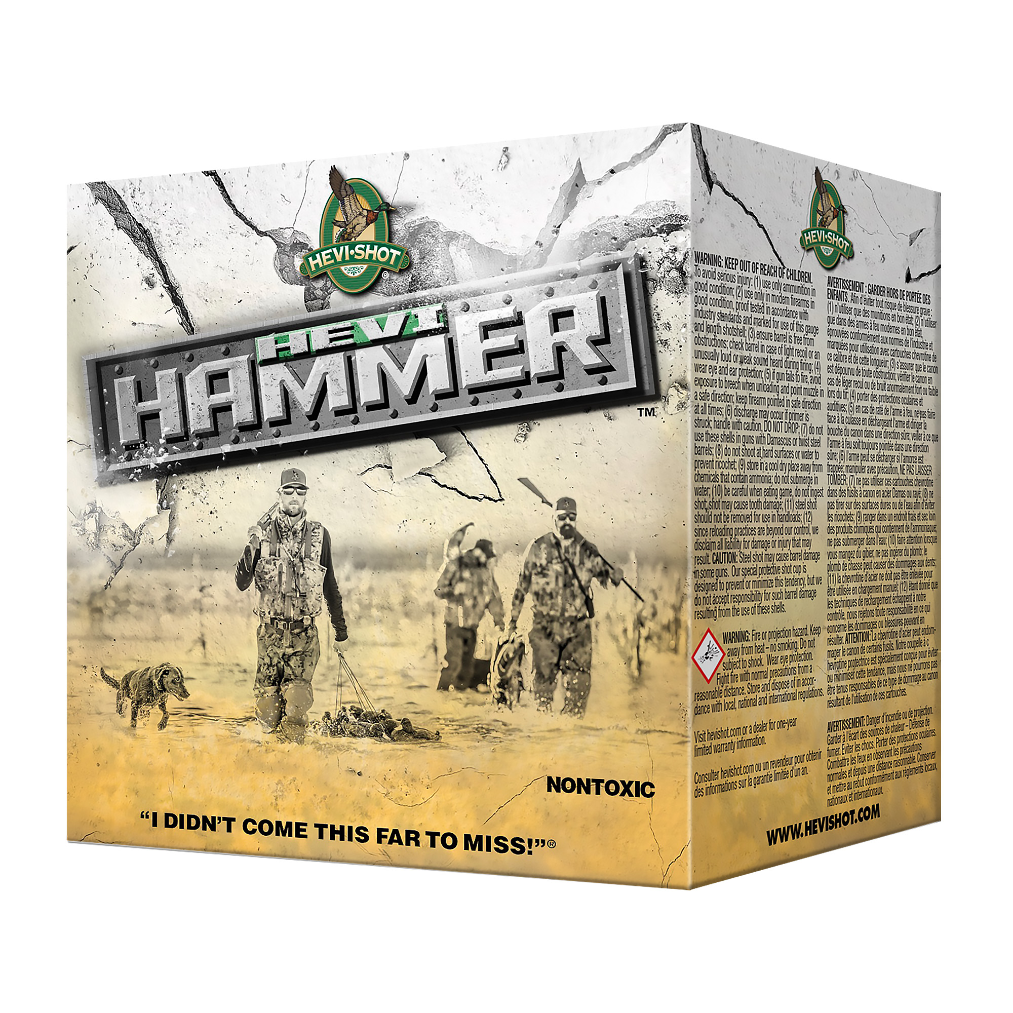 Hevi Shot Hevi Hammer Load 12 ga. 3 in. 1 1/4 oz. 4 Shot 25 rd.