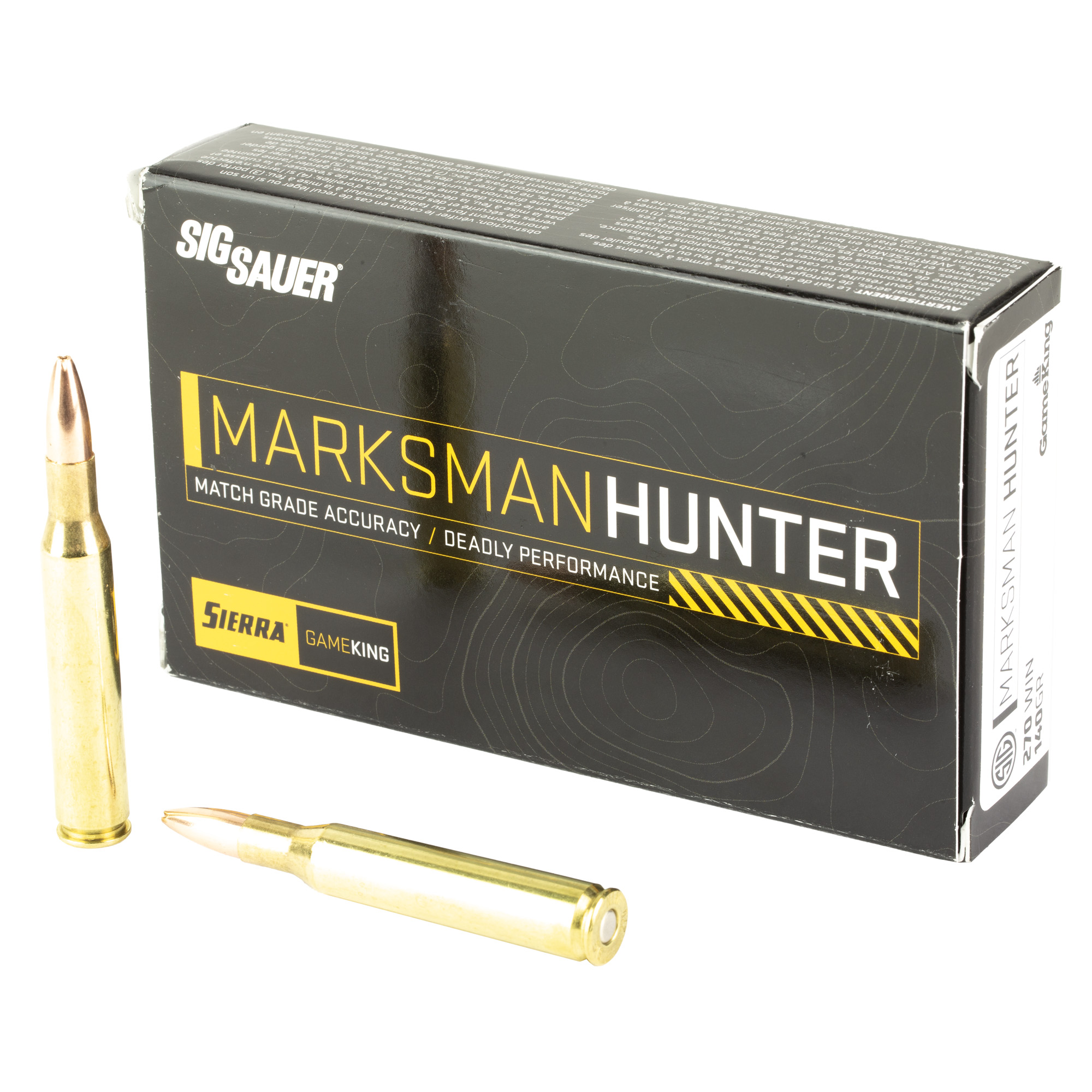 Sig Sauer Marksman Hunter 270 Winchester Boat Tail Hollow Point 140 Grain 20 Rounds