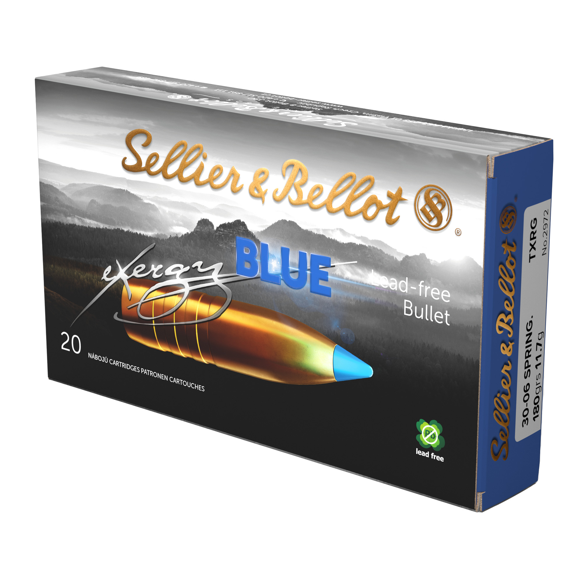 Sellier & Bellot Exergy 30-06 Springfield Boat Tail 180 Grain 20 Rounds