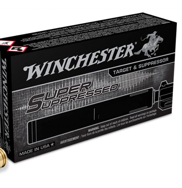 Winchester Super Suppressed 22 WMR Copper Plated Round Nose 45 Grain 50 Rounds