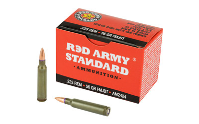 Red Army Standard Cent Arms 223 Remington Full Metal Jacket 56 Grain 20 Rounds