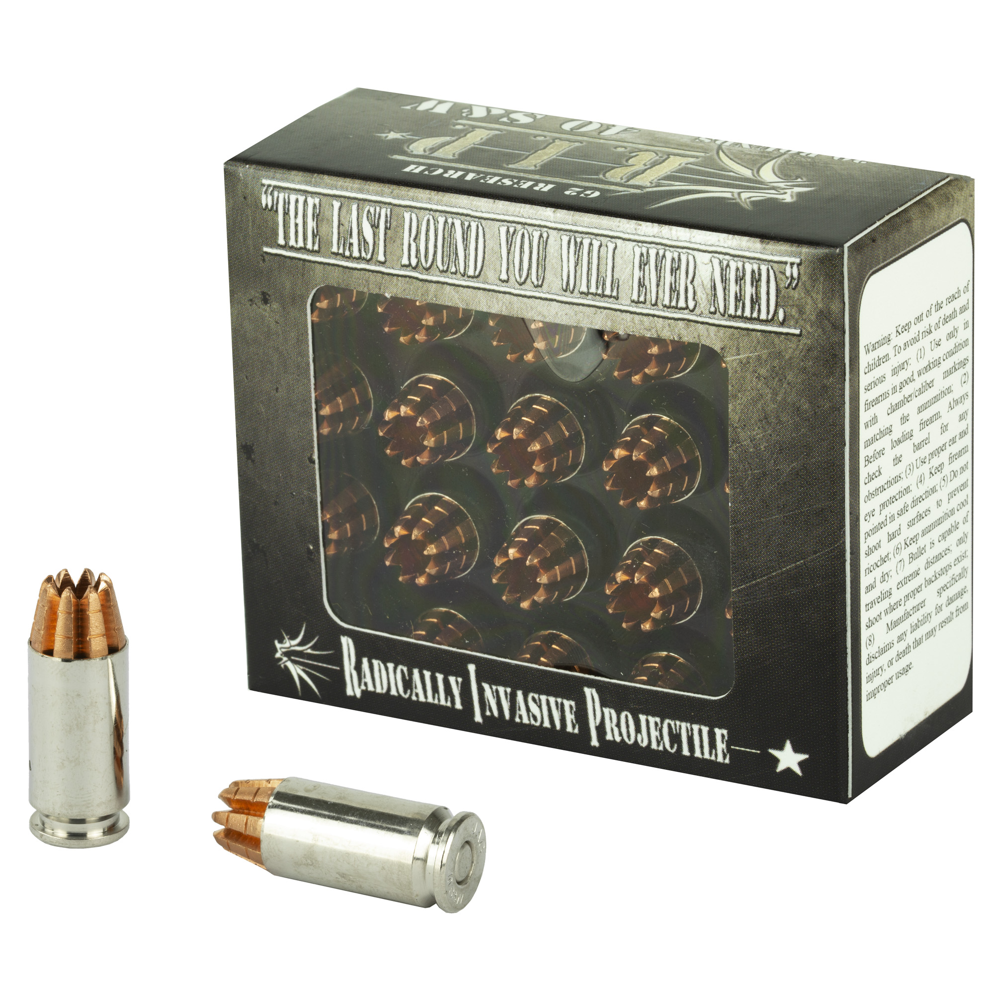 G2 Research G00003 R.I.P  40S&W 115gr Fracturing Hollow Point 20 Per Box/25 Case