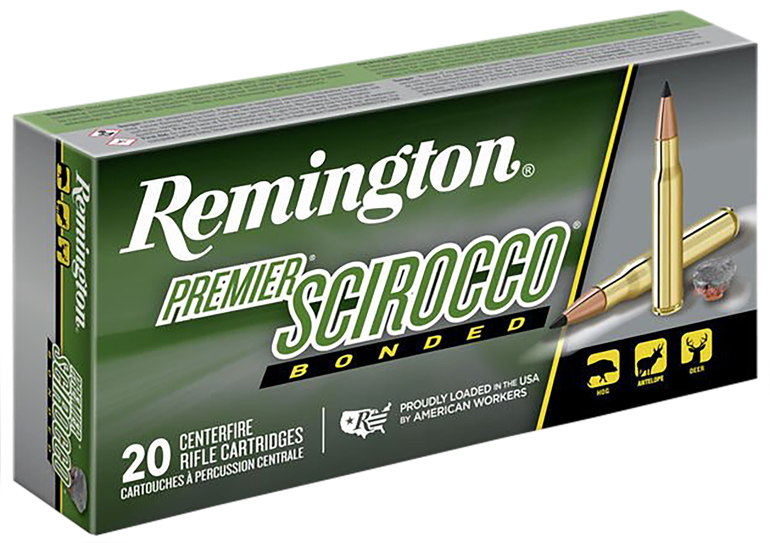 Remington Premier Scirocco Bonded 7mm Remington Ultra Magnum Swift Scirocco 150 Grain 20 Rounds