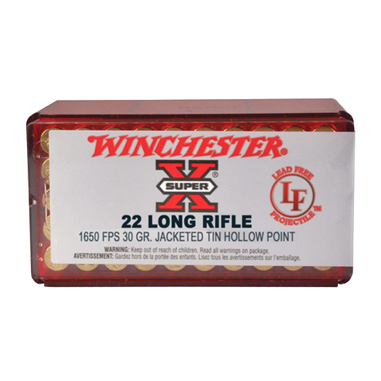 Winchester Super-X .22 Long Rifle Tin Hollow Point 26 Grain 50 Rounds