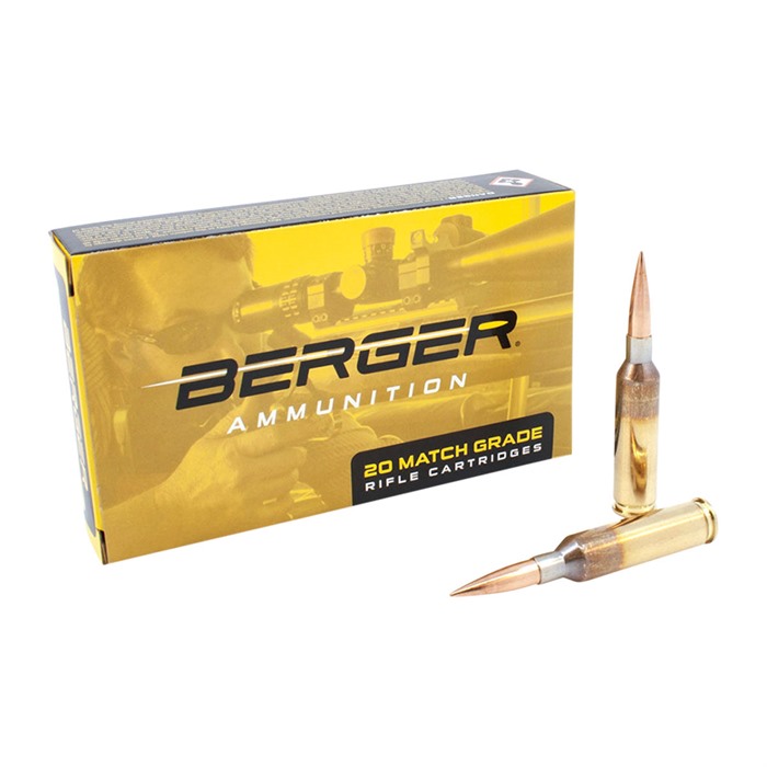 Bergara 6mm Creedmoor Hybrid Target 105 Grain 20 Rounds