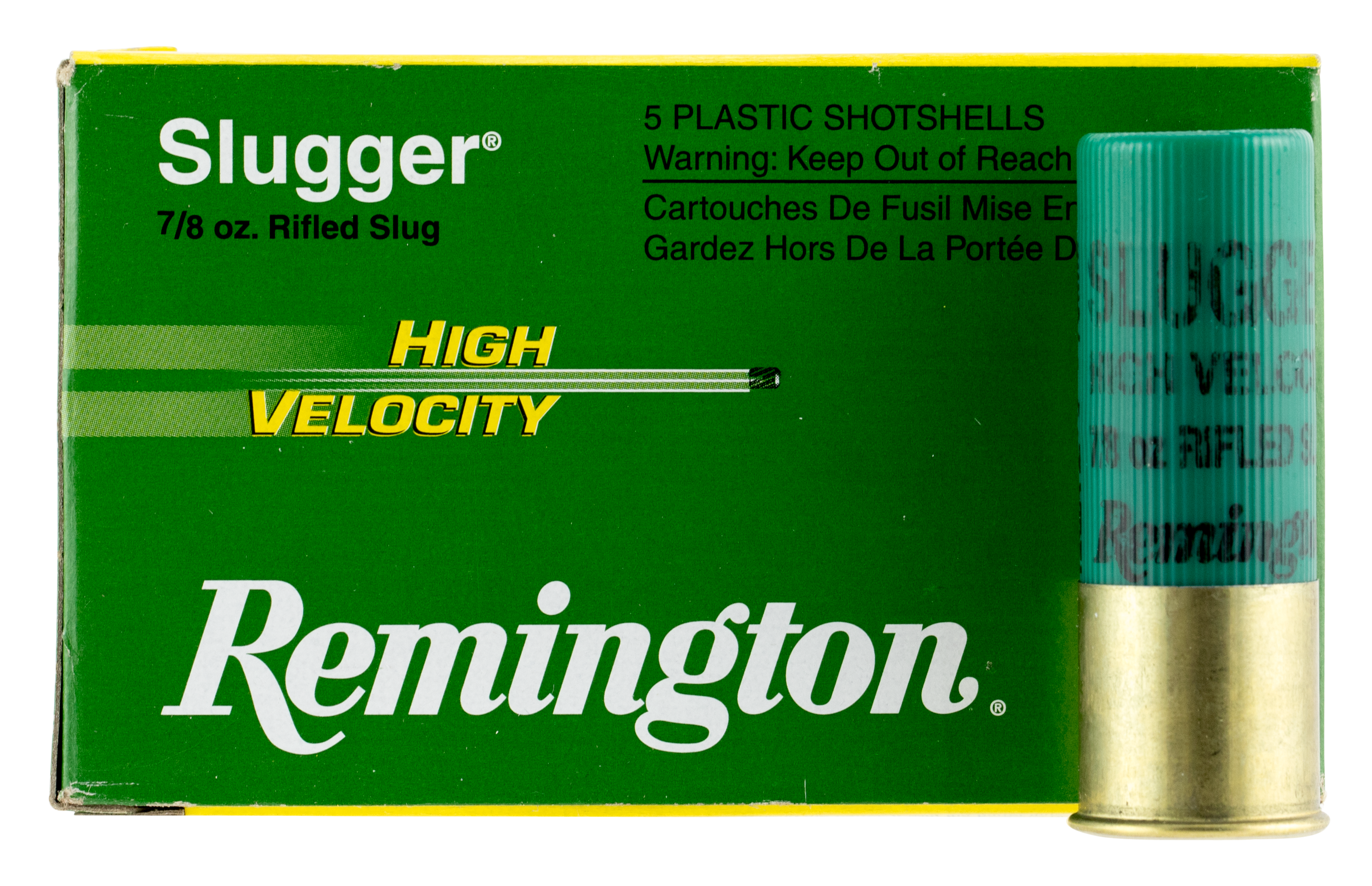 Remington Slugger 12 Gauge High Velocity Rifled Slug 7/8 Grain 5 Rounds