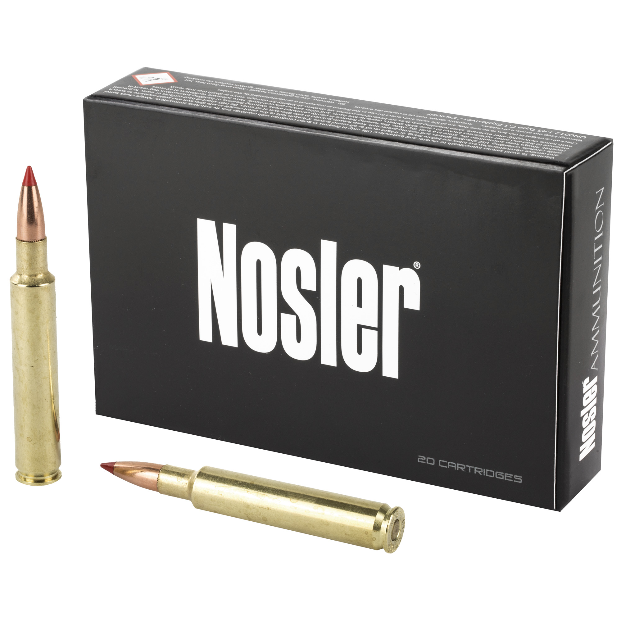 Nosler, Ballistic Tip, 280 Ackley Improved, Spitzer, 140 Grain, 20 Rounds