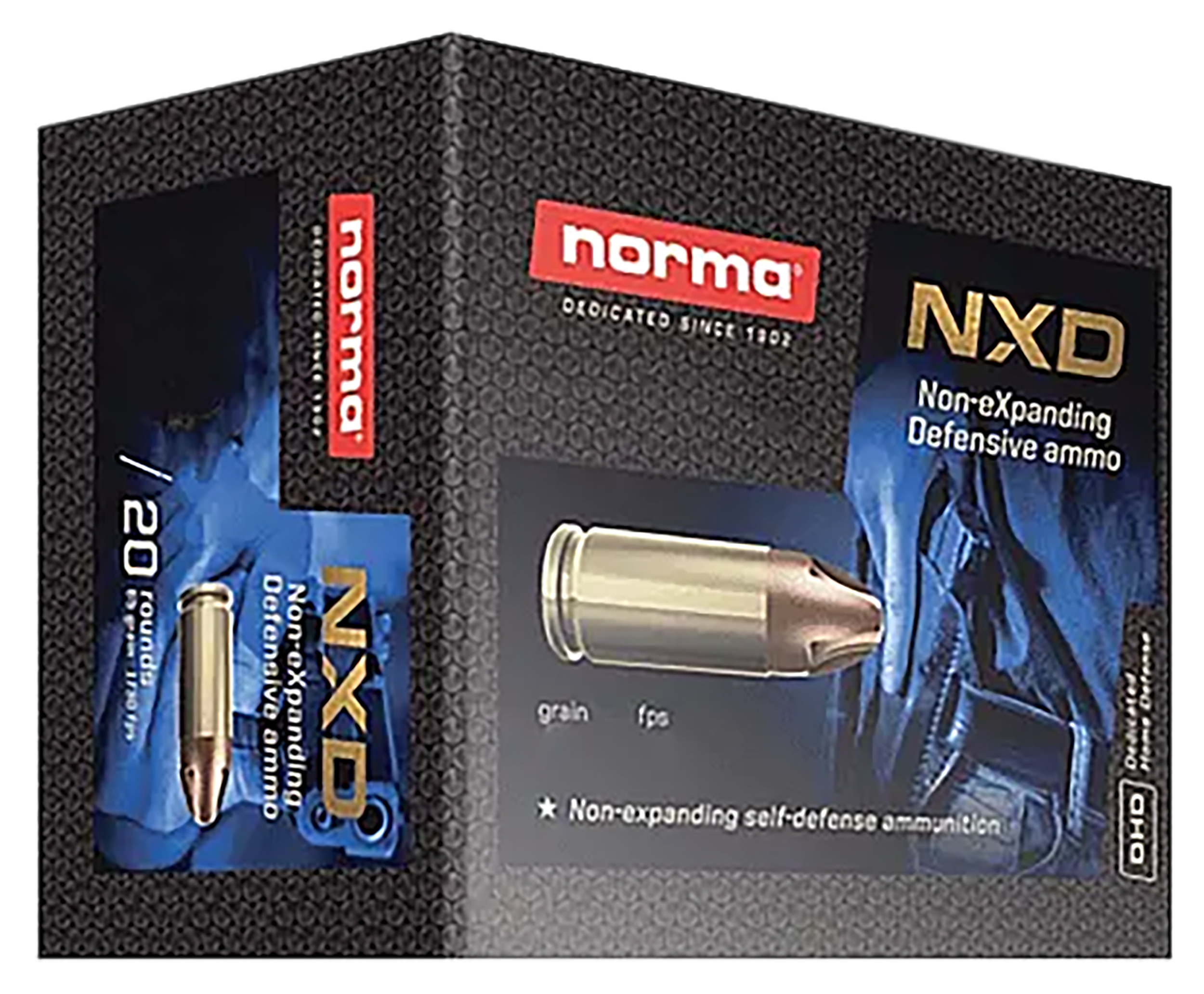 Norma Ammunition 611540020 Self Defense NXD 45ACP  118gr 20 Rounds