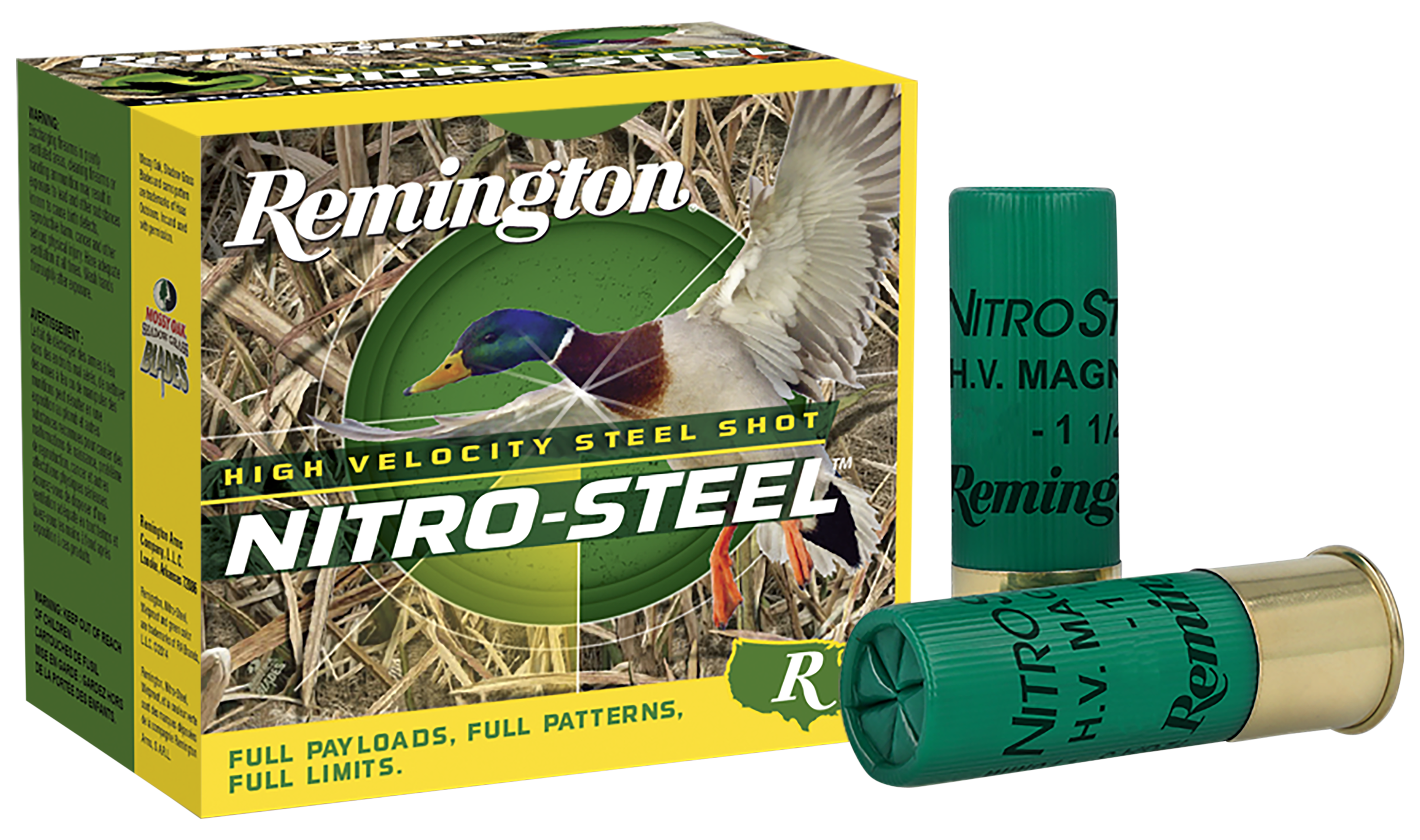 Remington Nitro-Steel 12 Gauge Zinc-Plated Shot 1 1/8 Ounce 25 Rounds