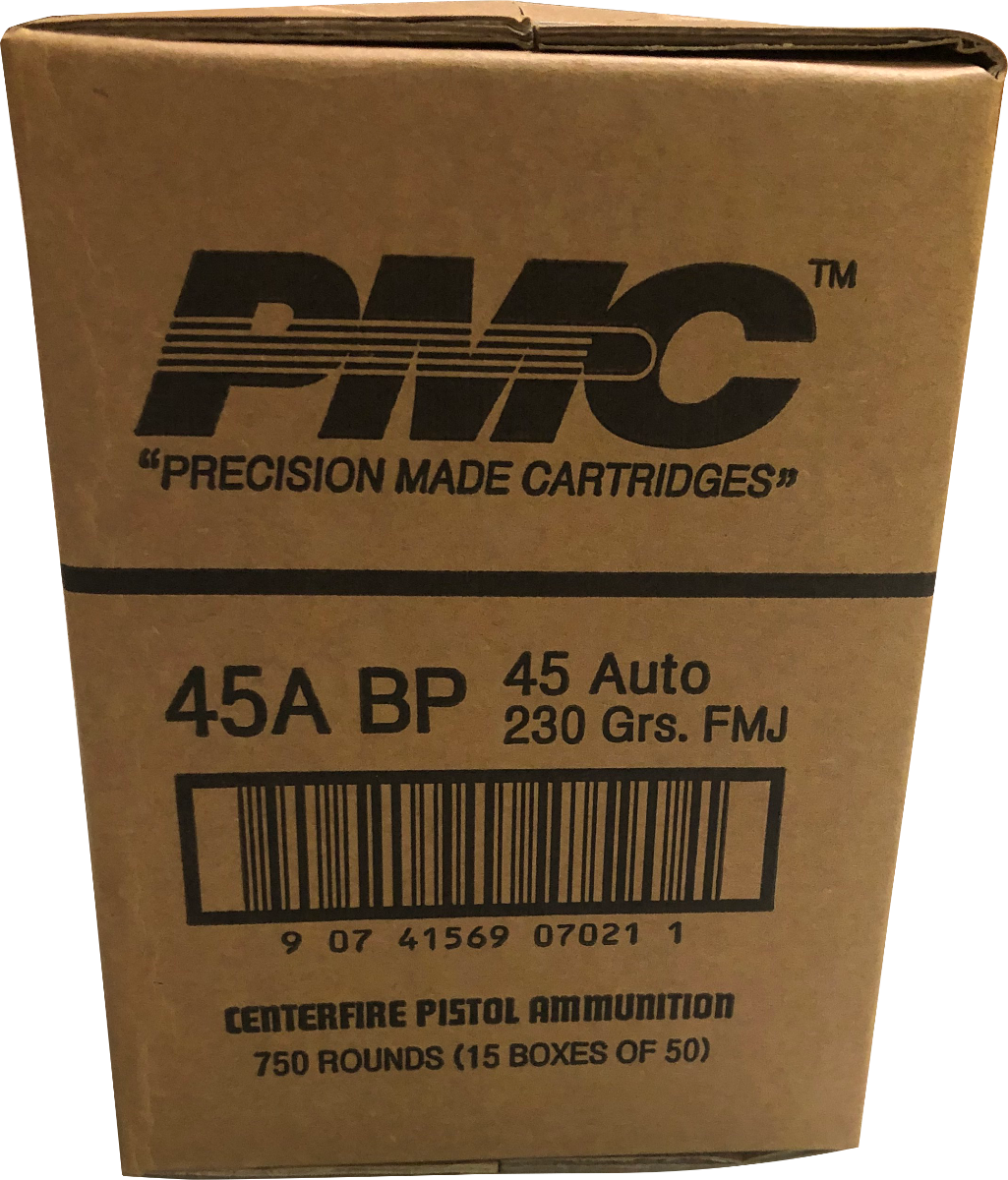 PMC Bronze .45 ACP FMJ 230 Grain 750 Rounds