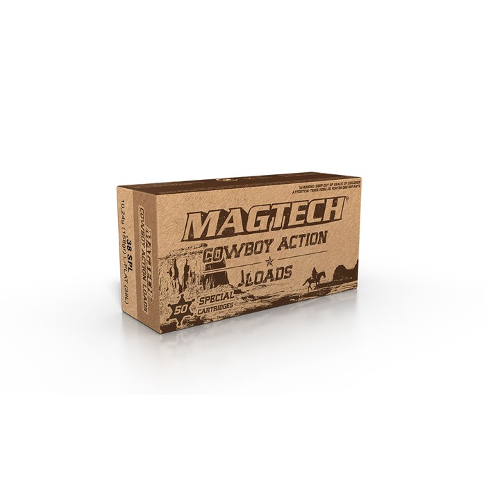 Magtech 38L Cowboy Action 38 Special Lead Flat Nose 158 Grain 50 Rounds