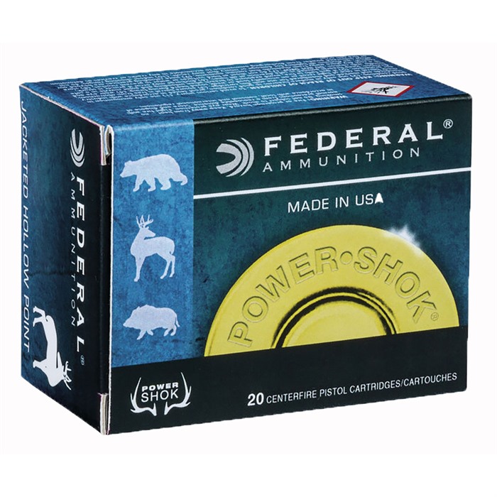 Federal Power-Shok 357 Magnum Jacketed Hollow Point 180 Grain 20 Rounds