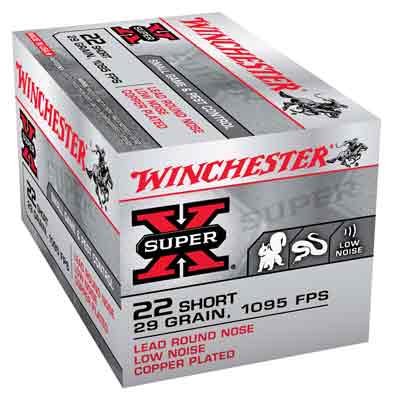 Winchester Super-X .22 Short Lead Round Nose 29 Grain 50 Rounds