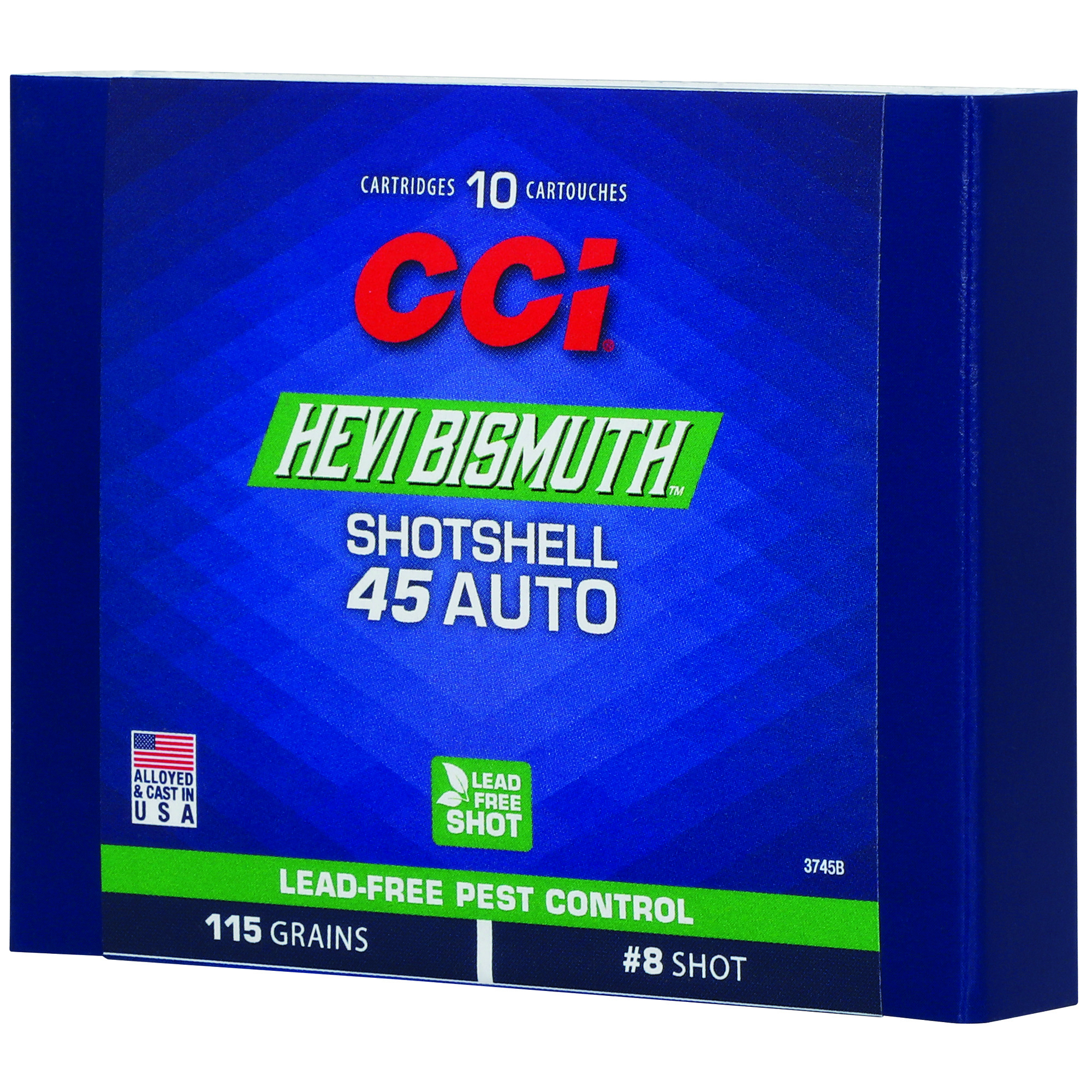CCI Hevi Bismuth 45 ACP Shotshell 120 Grain 10 Rounds