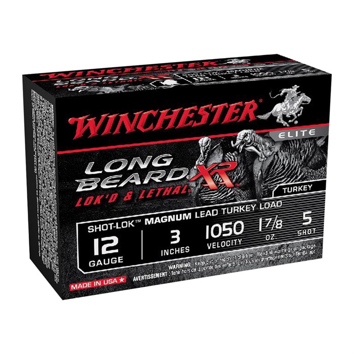 Winchester Long Beard Xr 12 Gauge Lead Shot 1-7/8 Ounce #5 10 Rounds