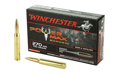 Winchester Power Max Bonded 270 Winchester Protected Hollow Point 130 Grain 20 Rounds