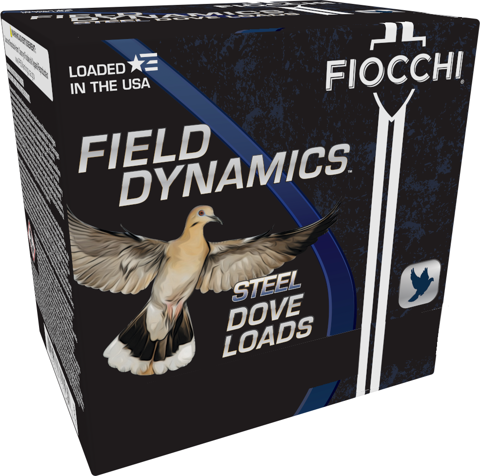Fiocchi Field Dynamics Dove Quail 12 Gauge Steel Shot 1-1/8 oz 7 Shot 25 Rounds