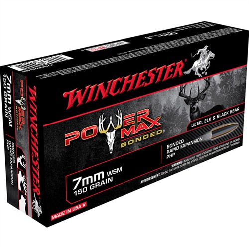 Winchester Power Max Bonded 7MM WSM Protected Hollow Point 150 Grain 20 Rounds