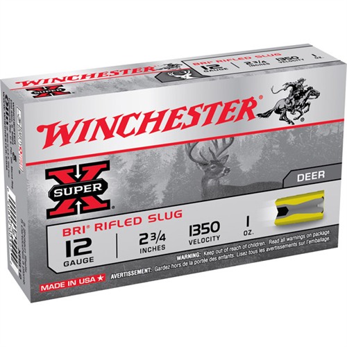 Winchester Super-X 12 Gauge Rifled Slug 1 Ounce 5 Rounds