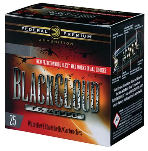 Federal Black Cloud FS Steel Load 12 Gauge BBB Shot 1 1/4 Ounce 25 Rounds