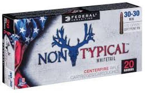 Federal 3030DT 30-30 Winchester Soft Point 170 Grain 20 Rounds